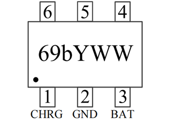 南京拓微TP4069 (10mA-600mA 線性鋰離子電池充電器)